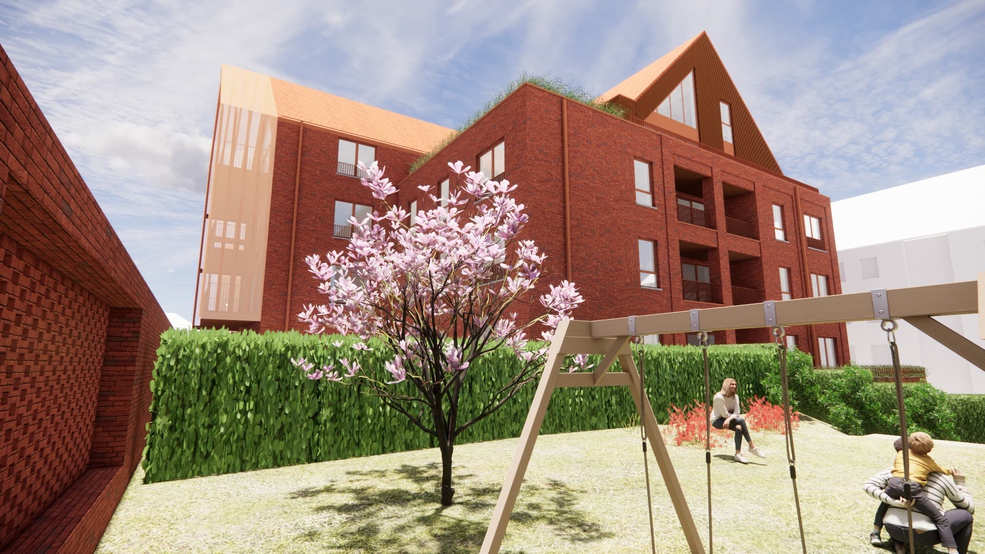 Immeuble à appartements — Enghien