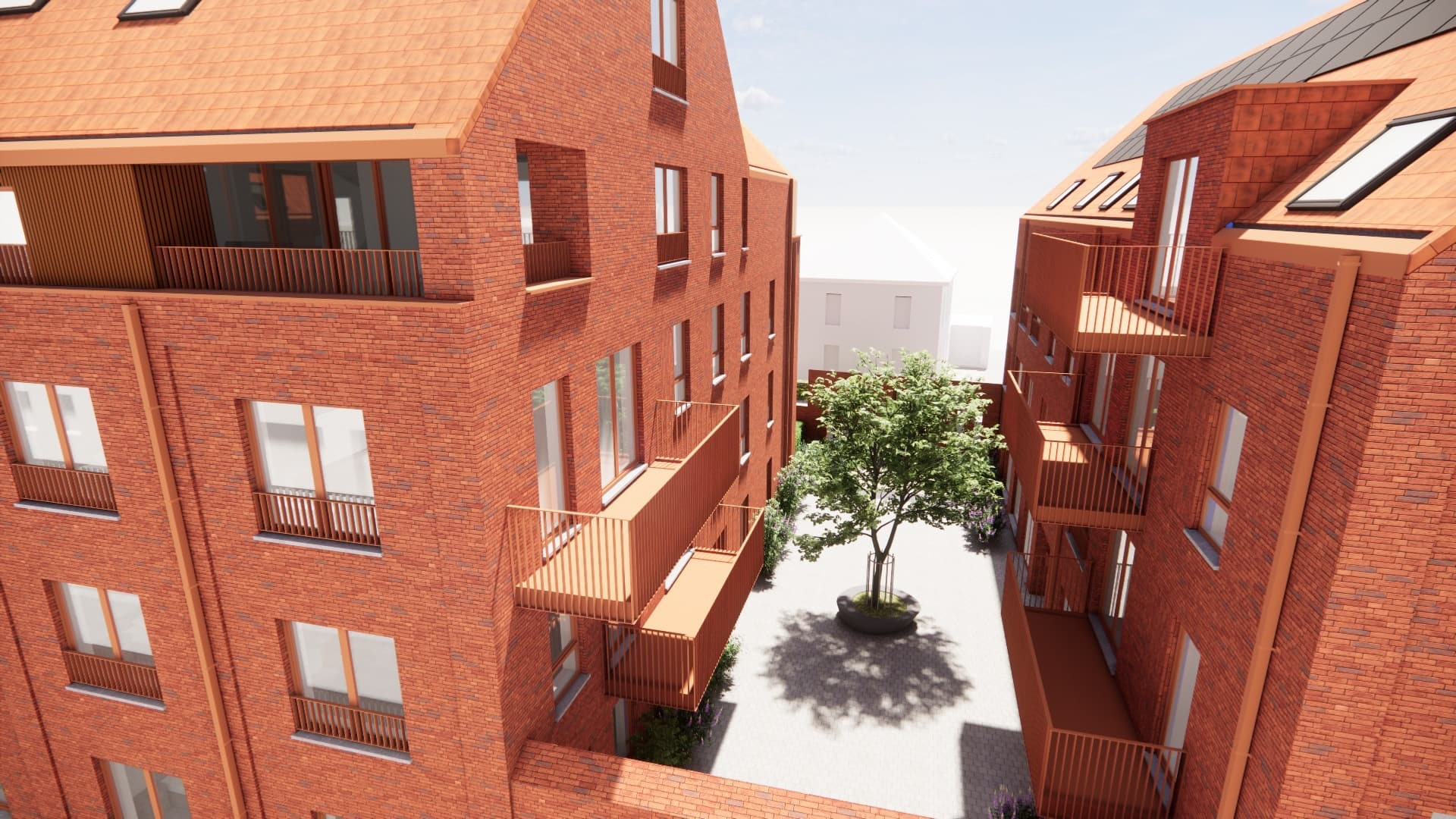 Perspective du projet immobilier Baio à Enghien