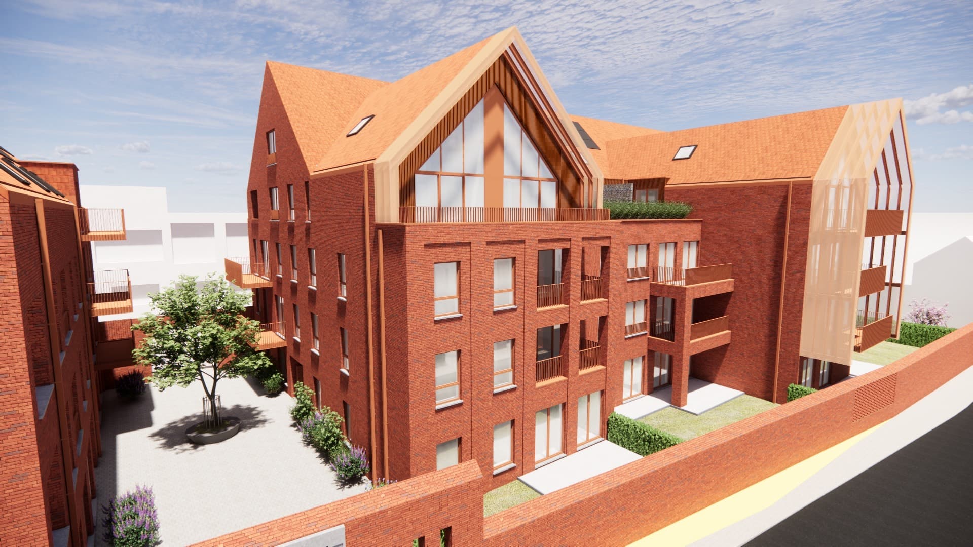 Perspective du projet immobilier Baio à Enghien