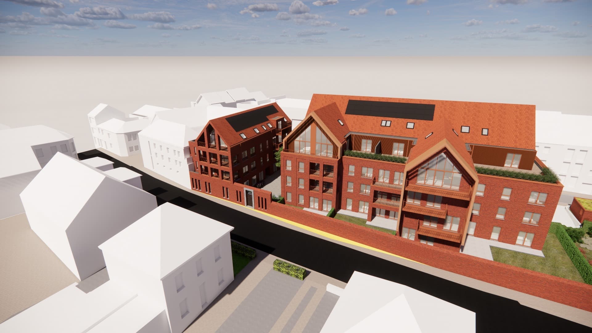 Perspective du projet immobilier Baio à Enghien